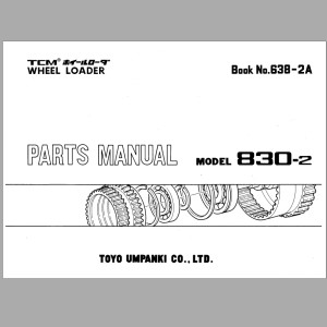 TCM 830-2 Parts Manual 638-2A