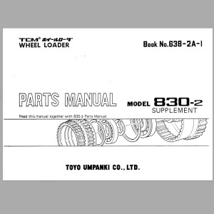 TCM 830-2 Parts Manual Supplement 638-2A-1