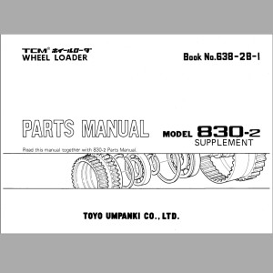 TCM 830-2 Parts Manual Supplement 638-2B-1