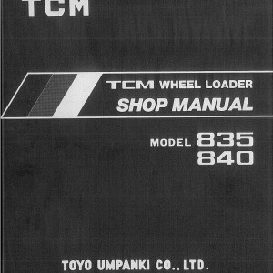 TCM 835 840 Shop Manual MEW-643AE