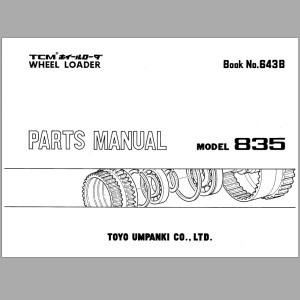 TCM 835 Parts Manual 643B
