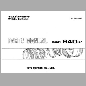TCM 840-2 Parts Manual PW-644F