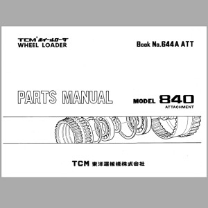 TCM 840 Parts Manual 644A ATT