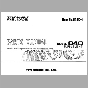 TCM 840 Parts Manual 644C-1