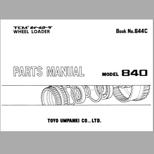 TCM 840 Parts Manual 644C