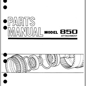 TCM 850 Parts Manual 650A ATT