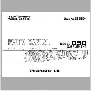 TCM 850 Parts Manual 652BE-1