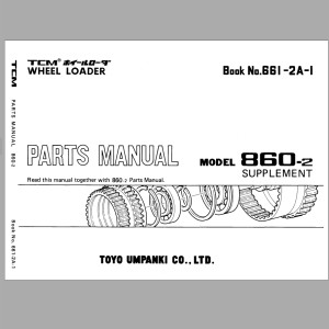 TCM 860-2 Parts Manual Supplement 661-2A-1