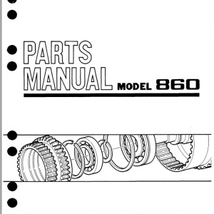 TCM 860 Parts Manual 660A