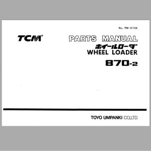 TCM 870-2 Parts Manual PW-670K