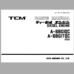 TCM A-6BG1QC A-6BG1TQC Isuzu Parts Manual PE-A-6BG1QCA