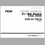 TCM D1105-KA-TCM-R4 Kubota Parts Manual PE-D1105-KA-R4A