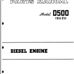 TCM D500 Isuzu Parts Manual ESA-D500