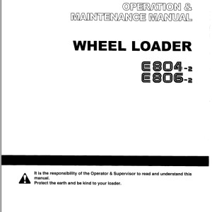 TCM E804-2 E806-2 Operation And Maintenance Manual OW-601-MAE