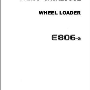 TCM E806-2 Parts Catalogue PW-603-MA