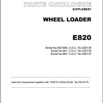 TCM E820 Parts Catalogue PW-617C-4A