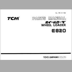 TCM E820 Parts Manual PW-617BE