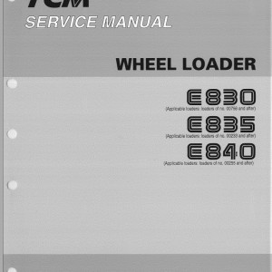 TCM E830 E835 E840 Service Manual SEW-640BE