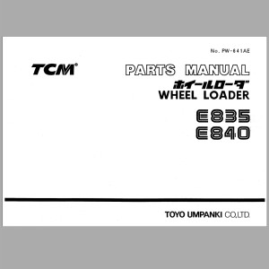 TCM E835 E840 Parts Manual PW-641AE