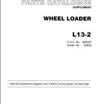 TCM L13-2 Parts Catalogue PW-619B-1A