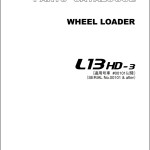 TCM L13HD-3 Parts Catalogue PW-63YA