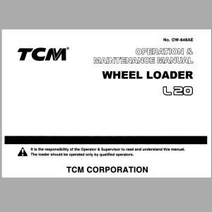TCM L20 Operation And Mainntenance Manual OW-648AE