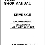 TCM L26 L32 L34 L39 Shop Manual MU-67530AE