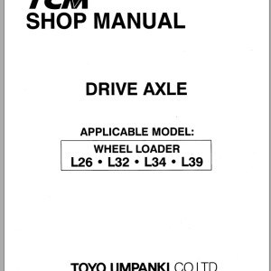 TCM L26 L32 L34 L39 Shop Manual MU-67530AE