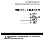 TCM L27 L32-2 L35 L40 Operation And Maintenance Manual OW-655CE