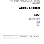 TCM L27 Parts Catalogue PW-655F-4A