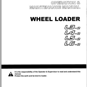 TCM L3-2 L4-2 L5-2 L6-2 Operation And Maintenance Manual OW-600AE