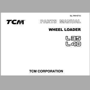 TCM L35 L40 Parts Manual PW-671A