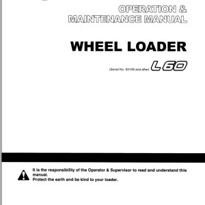 TCM L60 Operation And Maintenance Manual OW-692AE