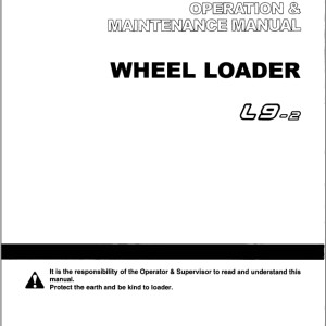 TCM L9-2 Operation And Maintenance Manual OW-604AE
