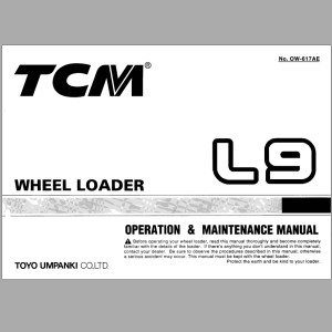 TCM L9 Operation And Maintenance Manual OW-617AE