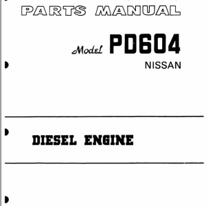 TCM PD604 Nissan Parts Manual ESB-PD604