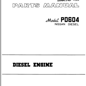 TCM PD604 Parts Manual PD6A