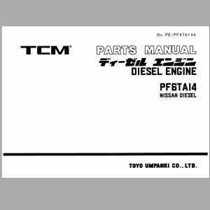 TCM PF6TAI4 Parts Manual PE-PF6TA14A