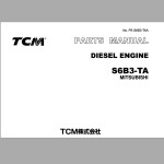 TCM S6B3-TA Mitsubishi Parts Catalogue PE-S6B3-TAA