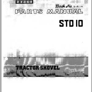 TCM STD10 Parts Manual S-611A