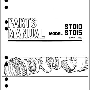 TCM STD10 STD15 Parts Manual 611B BH