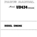 TCM UD434 Nissan Parts Manual 70A-UD434