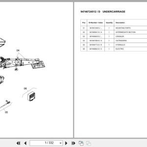 Terex Demag CC 6800 52026.1 Undercarriage Spare Parts Catalog