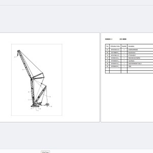 Terex Demag CC 6800 SN 52026.1 Spare Parts Catalog
