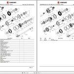 Terex Carraro Transmission TLB1 4WD SPB Parts Manual