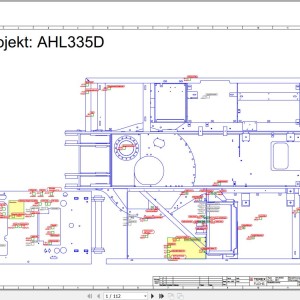 Terex Fuchs AHL835D 0011 Wiring Diagram 6790200190