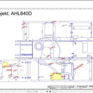 Terex Fuchs AHL840D 0014- Wiring Diagram 6790200248