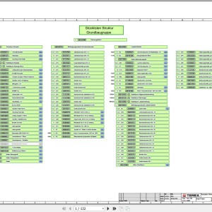 Terex Fuchs MHL250 4000- Wiring Diagram 6790200276