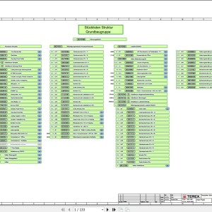 Terex Fuchs MHL250 4043-4045 Wiring Diagram 6790200309