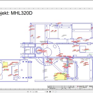 Terex Fuchs MHL320D 1526 Wiring Diagram 6790200218